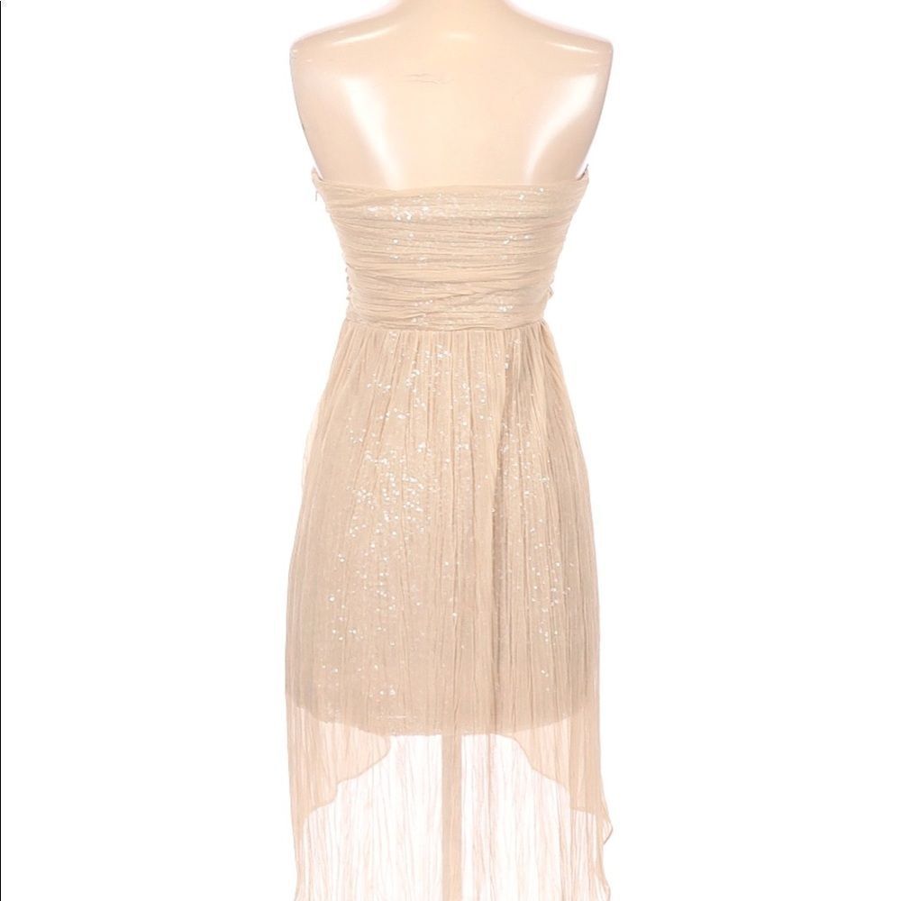 ✨HP✨Express Strapless High Low Cocktail Dress ✨ - Picture 3 of 7